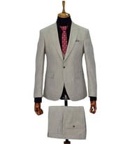 Erkek Bej Rengi Regular Fit Takım Elbise BGL-ST03823