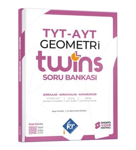 TYT - AYT Twins Geometri Soru Bankası KR Akademi Yayınları