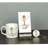 Kulak Burun Boğaz Uzmanı Üçlü Set (Kupa + Telefon Standı + Anahtarlık) 002