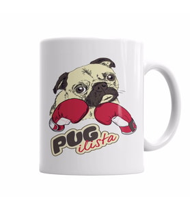 Pugilista Boks Kupa Bardak Porselen