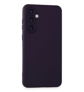 Newface Samsung Galaxy S24 Kılıf Nano içi Kadife Silikon - Mor