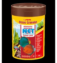 Sera Discus Granules Nature 100 ml. 45 gr Skt : 05/2028 Orjinal kutusunda