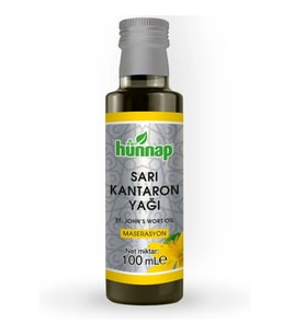 HÜNNAP SARI KANTARON YAĞI SOĞUK PRES 100 ML