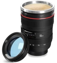 Lexroo Objektif Kupa Lens Kupa Kahve Ve Çay İçin Termos Kupa Fotoğraf Tutkunları İçin Dekoratif