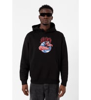 Dragon Ball Z Anime Tao Pai Pai Express Siyah Erkek 3ip Kapşonlu Sweatshirt
