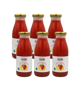 SADE ORGANİK ÇİLEKLİ LİMONATA 250 ML 6 Lİ PAKET