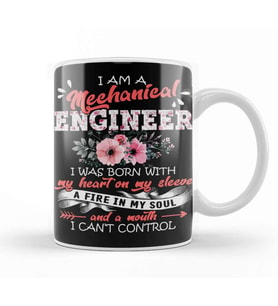 I Am A Mechanical Engineer I Was Born With Kupa Bardak Porselen