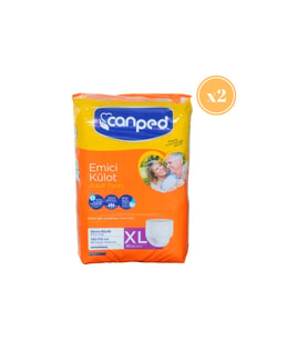 Canped Emici Külot Ekstra Büyük Boy XLarge 30'lu 2 paket / 60 adet