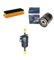 Bosch Filtre Bakım Seti Fiat Bravo Brava 1.6 Benzinli 103 Beygir 1998-2003 Hava + Yağ f. + Yakıt Filtre Bosch