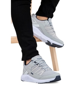 Jump 24865 Hafif 46 47 48 Numara Erkek Spor Ayakkabı (Gri)