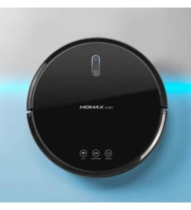 MOMAX Trio-Cleanse RO1SEUD IoT Akıllı Ultraviyole Işık Süpürge ve Mop Robotu KUT (Siyah)