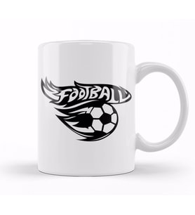 Football 02 Kupa Bardak Porselen