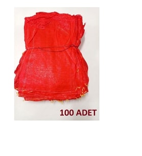 ÇUVAL FİLE KIRMIZI 50CMx80CM PİDOK (100 LÜ)