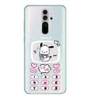 Redmi Note 8 Pro Uyumlu Kawaii Köpek Tasarımlı Şeffaf Telefon Kılıfı