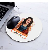 Kişiye Özel Hediye Karikatürlü En Başarılı Kadın Basketbolcu Mousepad