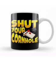 You Shuck At Cornhole Cute & Funny Shut Your Cornhole Bean Bag Tossing Kupa Bardak Porselen