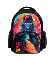 ME NASA 24982 NASA ASTRONOT SIRT ÇANTASI SİYAH