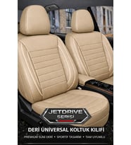 Skoda Rapid 2012 ve Sonrası Uyumlu Jetdrive Serisi Bej Koltuk Kılıfı