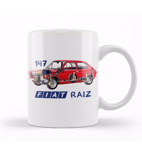 Fıat  147 Fiat 147 Kupa Bardak Porselen