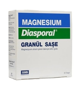 Magnesium Diasporal Granül 20 Saşe