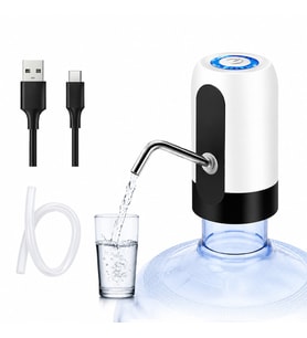 USB ŞARJLI - OTOMATİK DAMACANA SU POMPASI 4W - 800mAH İ11-071 (5668)