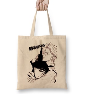 Banana Fish Eiji Okumura And Ash Lynx Bez Çanta Uzun Saplı