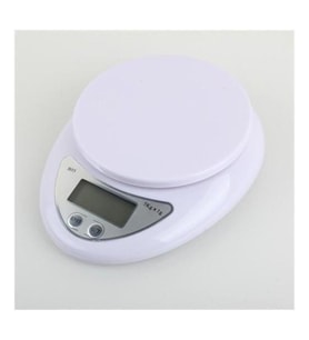 Hazneli Lcd Ekran Hassas Ölçüm Sensörlü 5 Kg Kapasite Dijital Mutfak Terazisi Tartısı