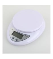 Hazneli Lcd Ekran Hassas Ölçüm Sensörlü 5 Kg Kapasite Dijital Mutfak Terazisi Tartısı