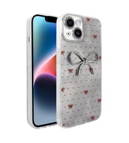 Lexroo iPhone 14 Kılıf Kamera Korumalı Figürlü Ponti Silikon Kılıf - Açık Mavi