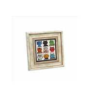 Kediler Baskılı Taş Tablo 20x20