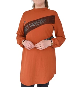 Kadın Ayrobin Spor Tunik 3051 BGL-ST01794 (Kiremit)