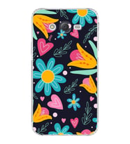 PrintiFy Samsung Galaxy J7 ile Uyumlu Retro Color 1  Kamera Korumalı Şeffaf  Kılıf