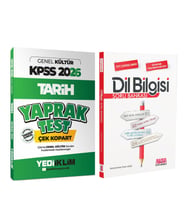 Yediiklim 2026 KPSS Tarih Çek Kopart Yaprak Test ve AKM Dil Bilgisi Soru Bankası Seti 2 Kitap