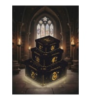 Harry Potter Lisanslı Kare 3'lü Hediye Kutusu