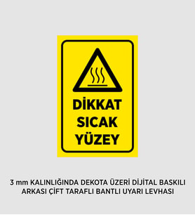 SICAK YÜZEY 25X37 CM