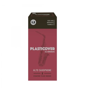 D'Addario RRP05ASX150 Plasticover Alto Saksafon Kamışı No: 1.5 (Profesyonel) - 5'li Paket  Plastik Kaplamalı Parlak Pop Tonu ve Dayanıklılık