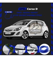 Opel Corsa D Oto Araç Kapı Koruma Fitili 5metre Parlak Mavi Renk