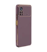 Xiaomi Poco X4 Pro 5g Kılıf Volet Silikon - Mor