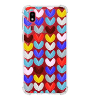 PrintiFy Samsung Galaxy A2 Core Uyumlu Water Color 1 Baskılı Şeffaf Köşe Korumalı Antişok Kılıf