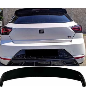 Seat İbiza spoiler boyalı (Pianoblack) 2017-2020 arası