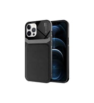 Apple iPhone 12 Pro Uyumlu Kılıf Zore Emiks Kapak (Siyah)