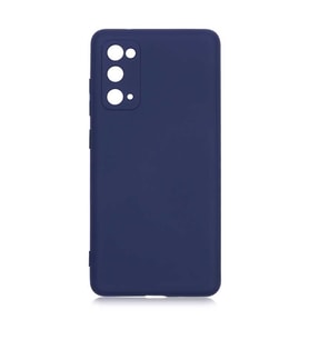 Samsung Galaxy S20 FE Kılıf Orj Lansman Serisi Pürüzsüz Esnek Kadife İç Kısım (Lacivert)