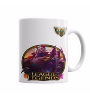 Rakan e Xayah LoL League Of Legends Kupa Bardak Porselen