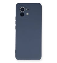 Newface Xiaomi Mi 11 Kılıf Nano içi Kadife Silikon - Gri