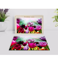 BK Home Çiçekler 1000 Parça Profesyonel Puzzle-1