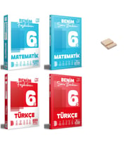 Benim Hocam 6. Sınıf Matematik ve Türkçe Fasikülüm ve Soru Bankam 4lü Set + Telefon Standı