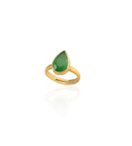 Kadir Jewellery 22 Ayar Altın Kaplama Zirkon Taşlı Ayarlanabilir Kadın Moda Yüzük