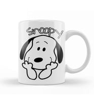 Snoopy Cute Smile Snoopy By Kuh Kupa Bardak Porselen