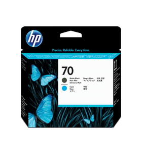 Hp 70 C9404A Mat Siyah Ve Mavi Baskı Kafası Yeni Tarih