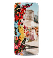 General Mobile Gm 23 Kılıf Silikon Desen Özel Seri Gerçek Çiçekler 1743
